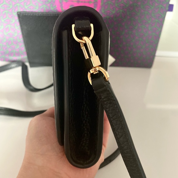 🚫SOLD🚫🛍NEW🛍Tory Burch Thea Flat Wallet Crossbody Bag/shoulder bag/leather - Picture 7 of 15